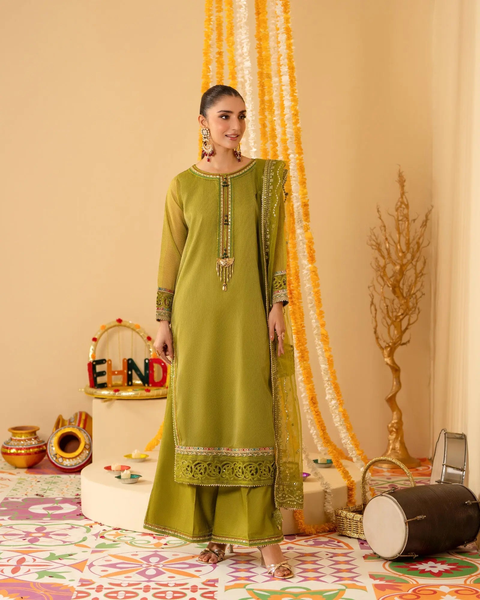 Bori Net 3PC | 1162 Sha Posh Textile