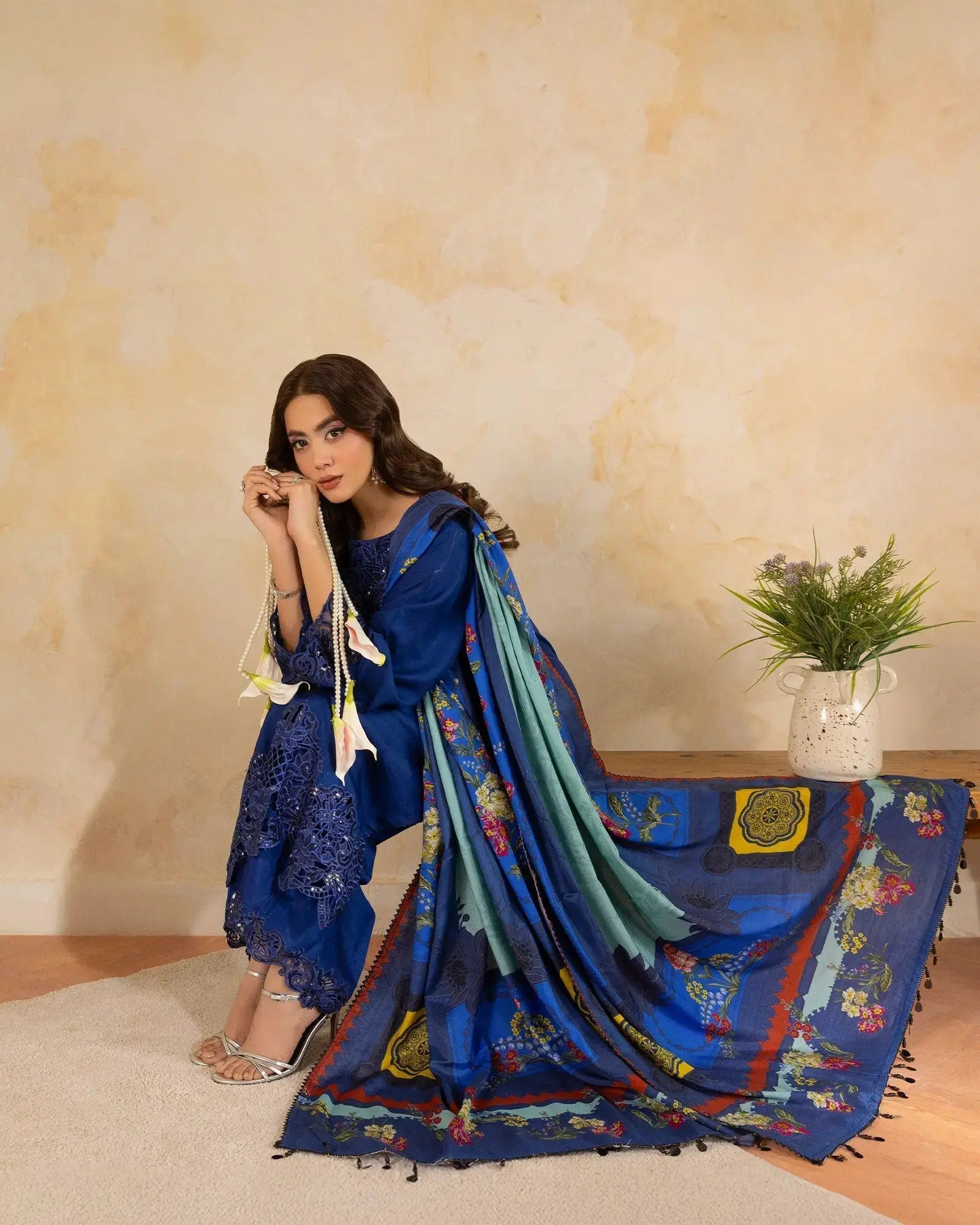 Korean Raw Silk 3PC | 1158 Sha Posh Textile