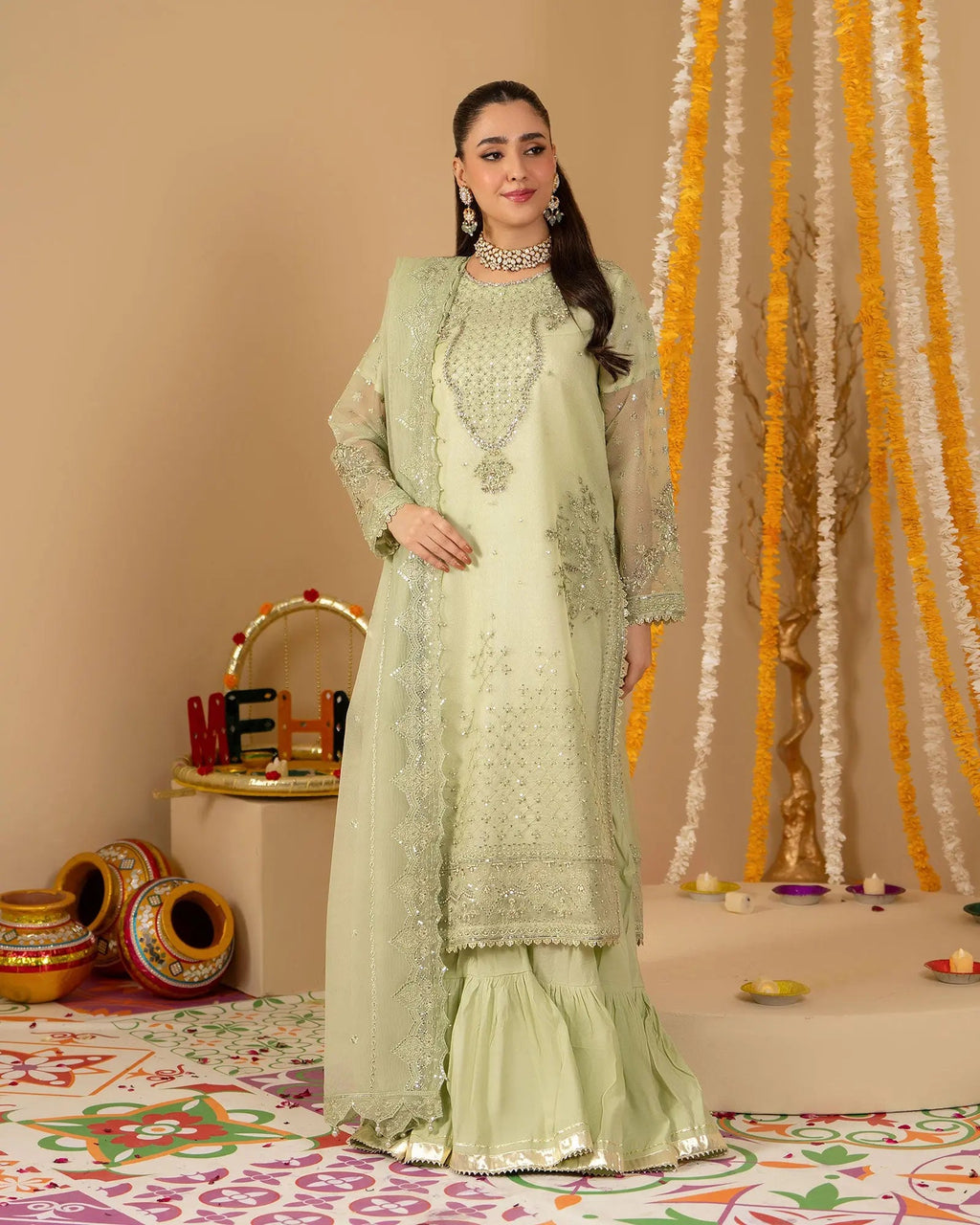 Bori Net 3PC | 9725 Sha Posh Textile