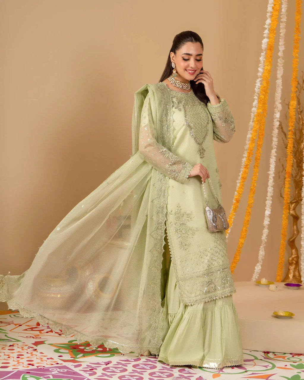 Bori Net 3PC | 9725 Sha Posh Textile