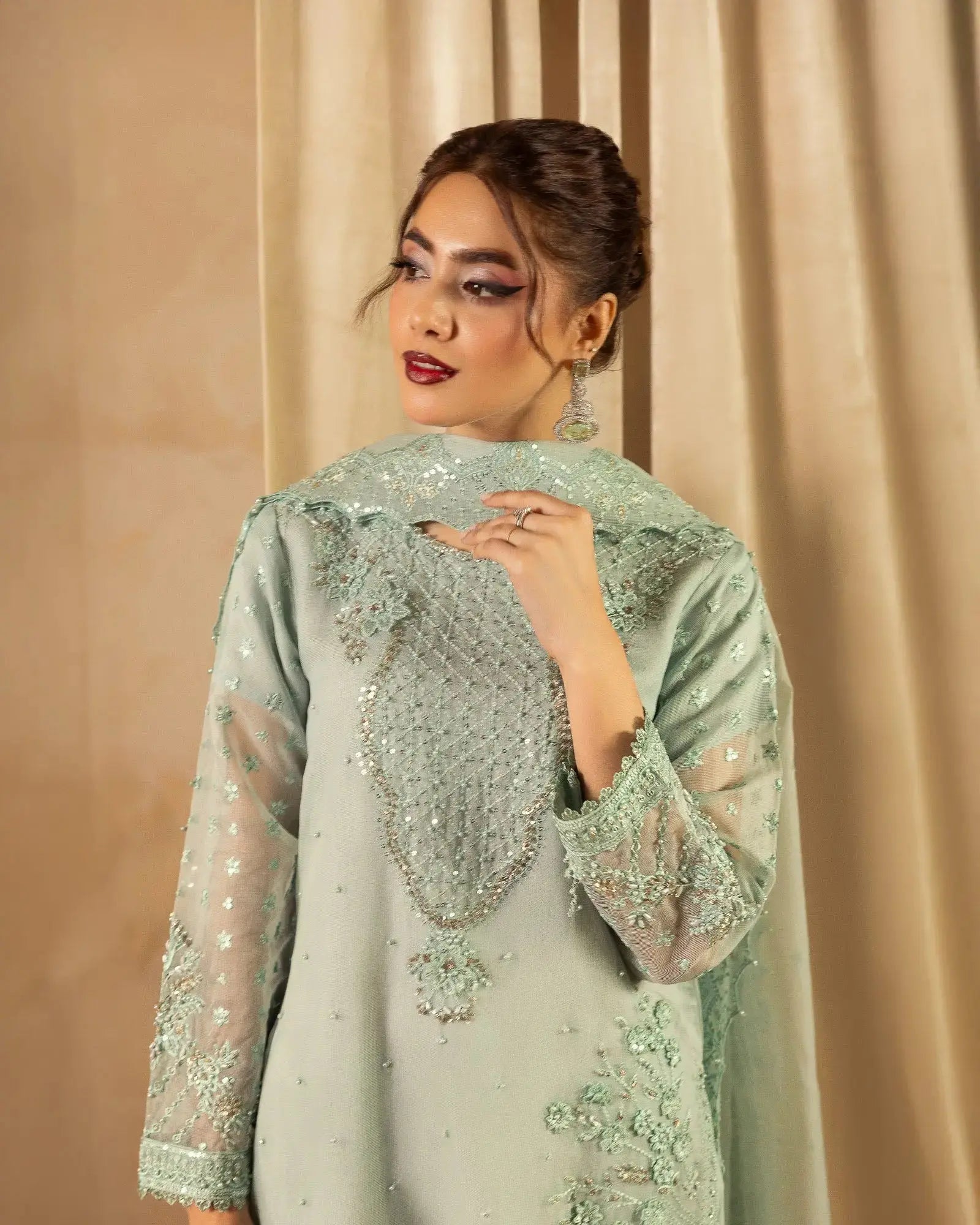 Bori Net 3PC | 9725 Sha Posh Textile