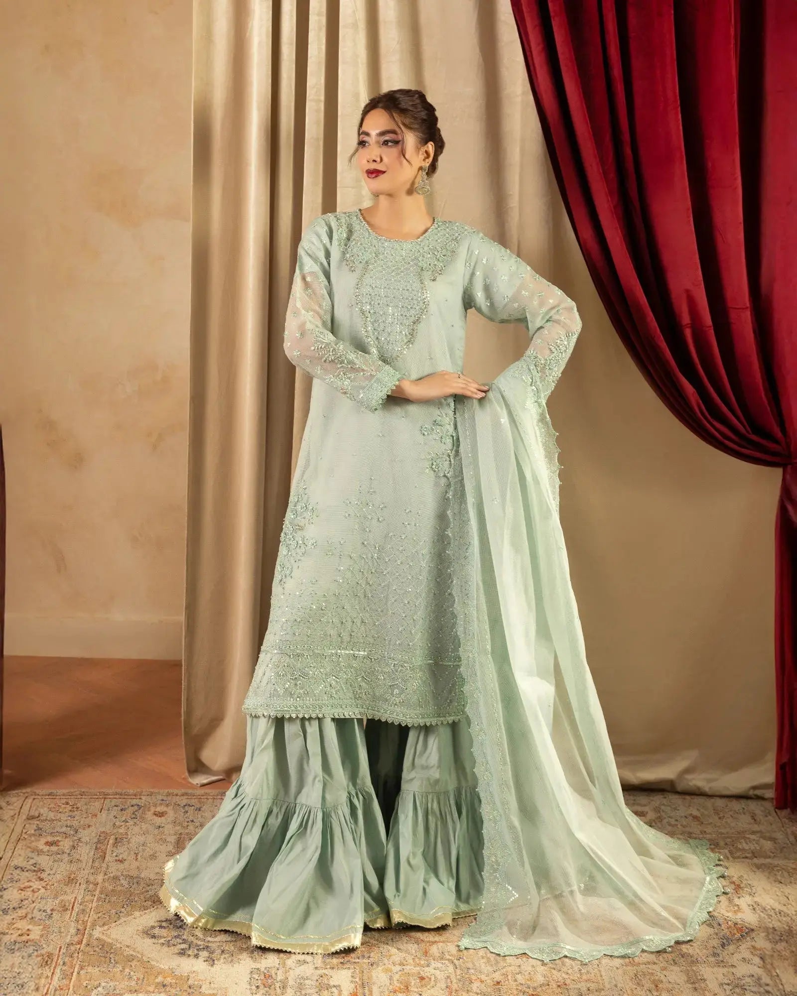 Bori Net 3PC | 9725 Sha Posh Textile