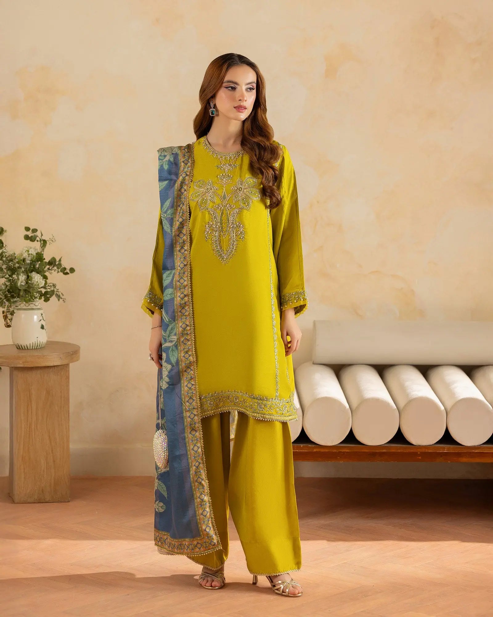Imported Silk 3PC | 526 Sha Posh Textile