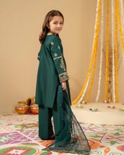 Kids Chambray Katan 3PC | 1978 Sha Posh Textile