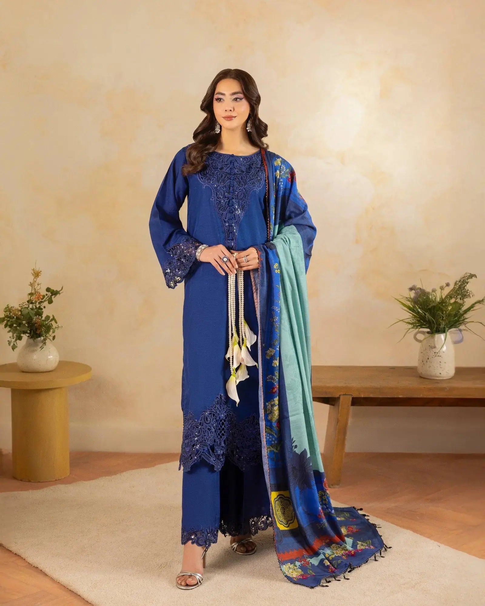 Korean Raw Silk 3PC | 1158 Sha Posh Textile