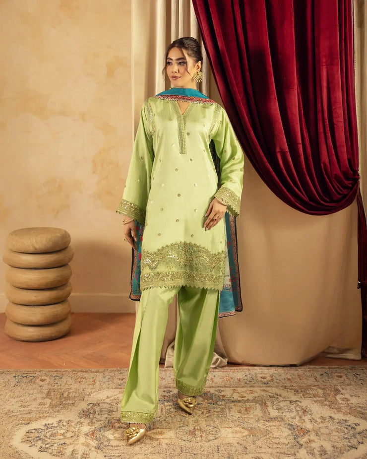 Korean Raw Silk 3PC | 1161 Sha Posh Textile