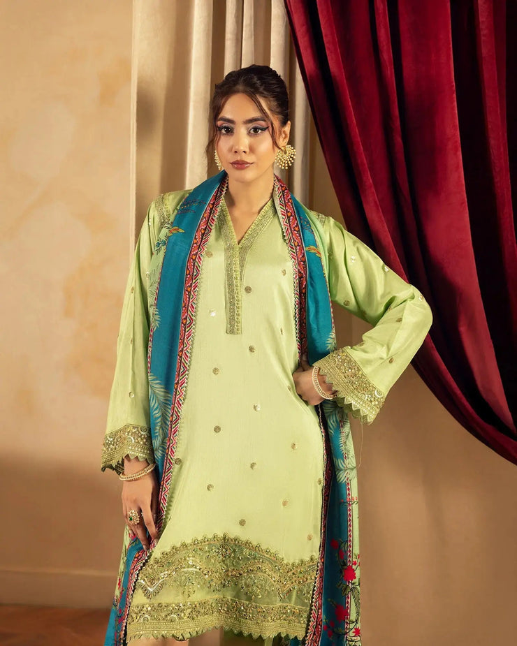 Korean Raw Silk 3PC | 1161 Sha Posh Textile