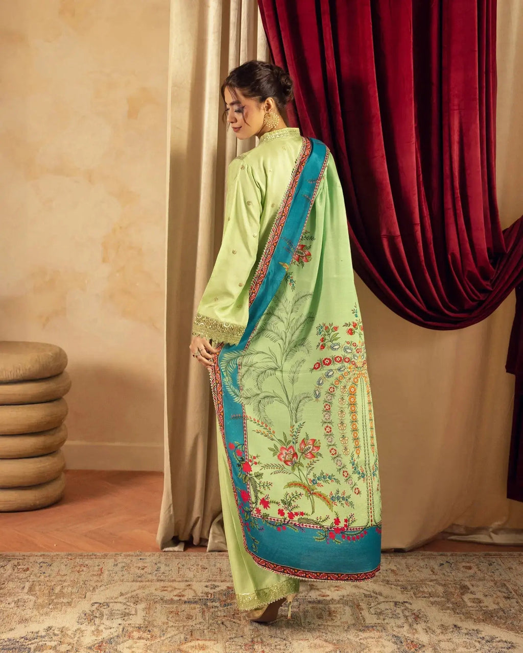 Korean Raw Silk 3PC | 1161 Sha Posh Textile