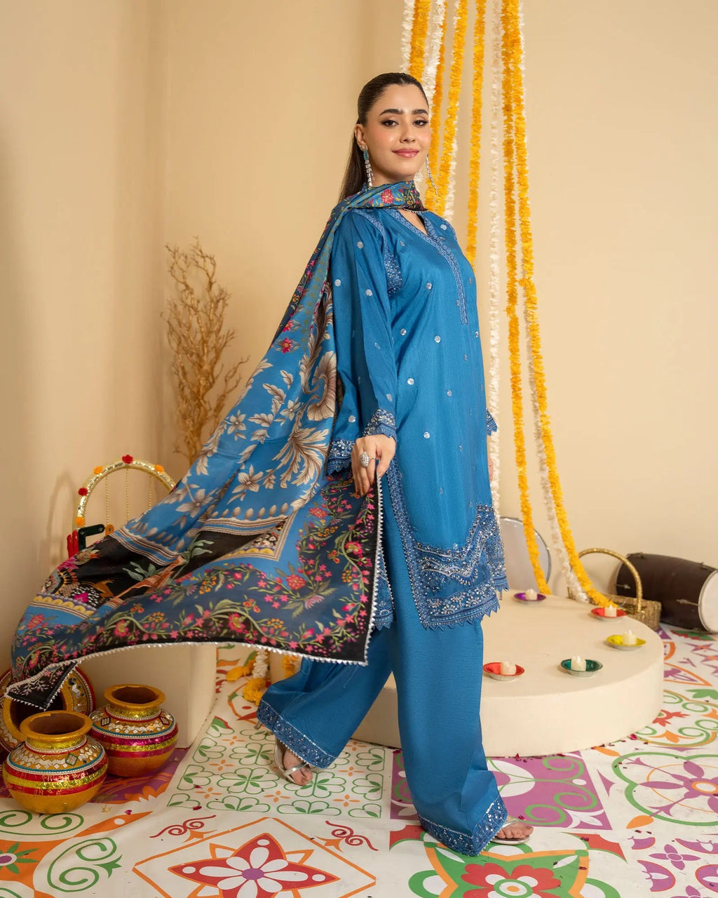 Korean Raw Silk 3PC | 1161 Sha Posh Textile