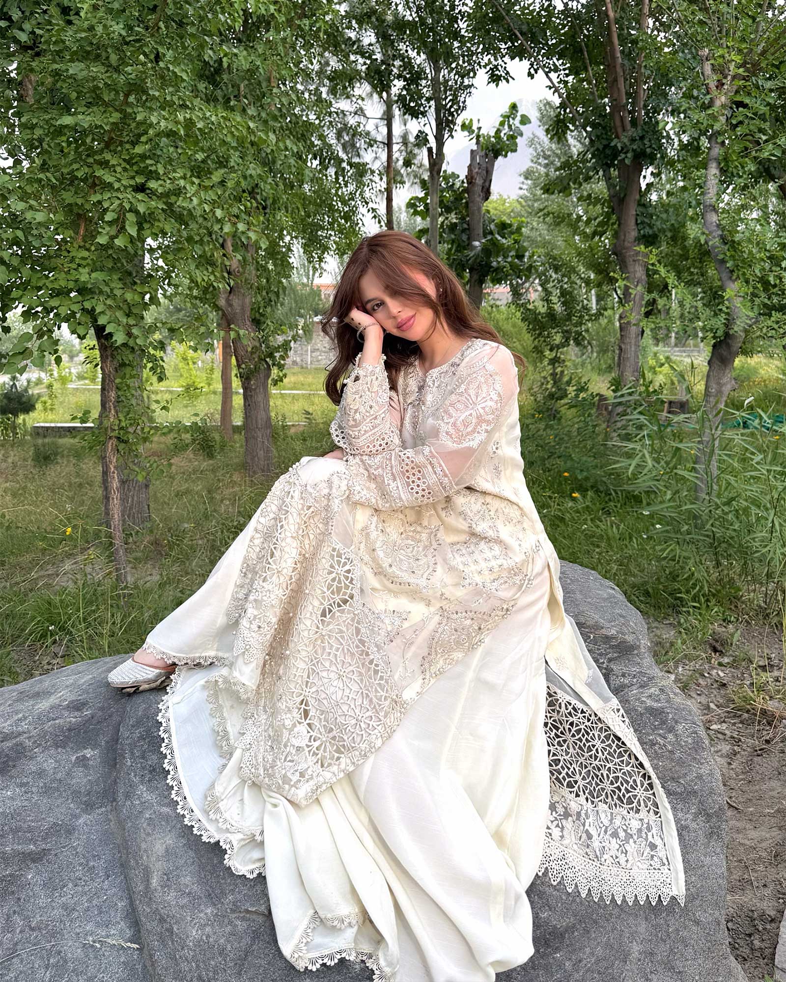 Organza 3 Piece | 523 Sha Posh Textile