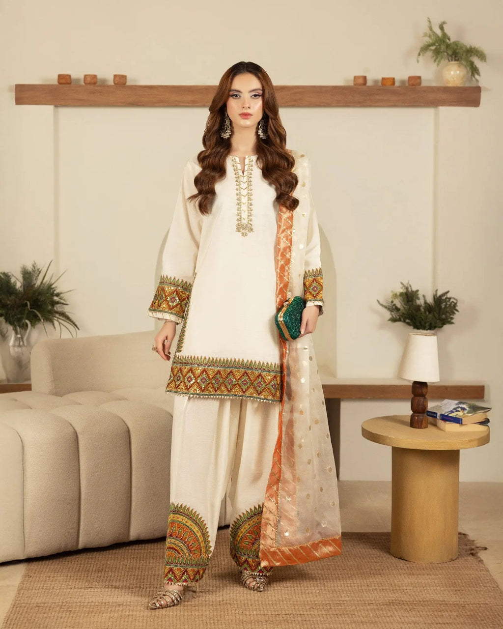 Plain Paper Katan 3PC | 9750 Sha Posh Textile