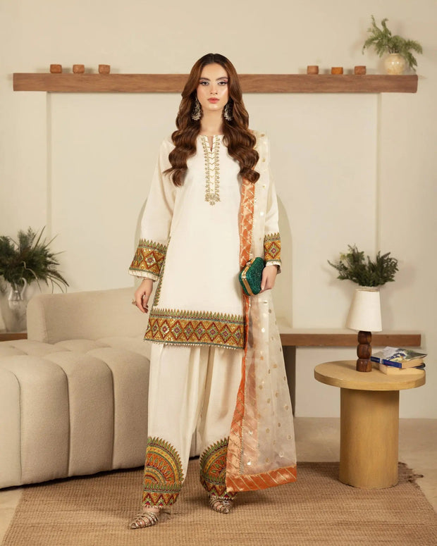 Plain Paper Katan 3PC | 9750 Sha Posh Textile