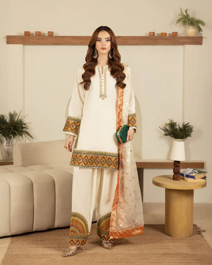 Plain Paper Katan 3PC | 9750 Sha Posh Textile