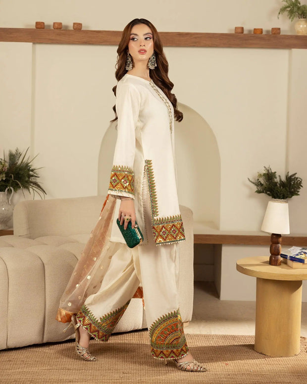 Plain Paper Katan 3PC | 9750 Sha Posh Textile