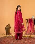 3 Piece Plain Paper Katan Suit Stitched | 1142-ST-P.P.KTN - Sha Posh Textile